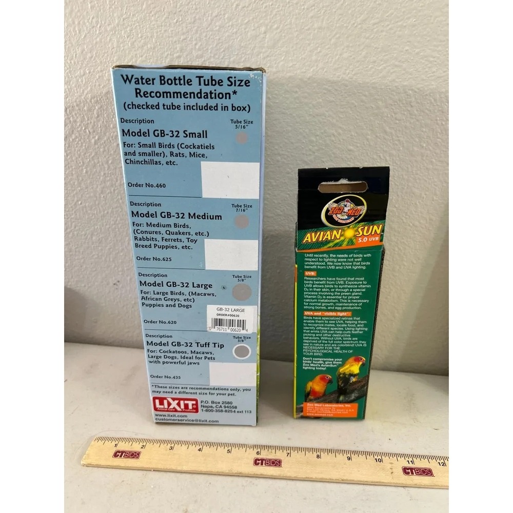 Parrot Lot - Bird Water Bottle, 5UVB Bird Bulb, Parrot Problem Solver+ - Picture 3 of 6
